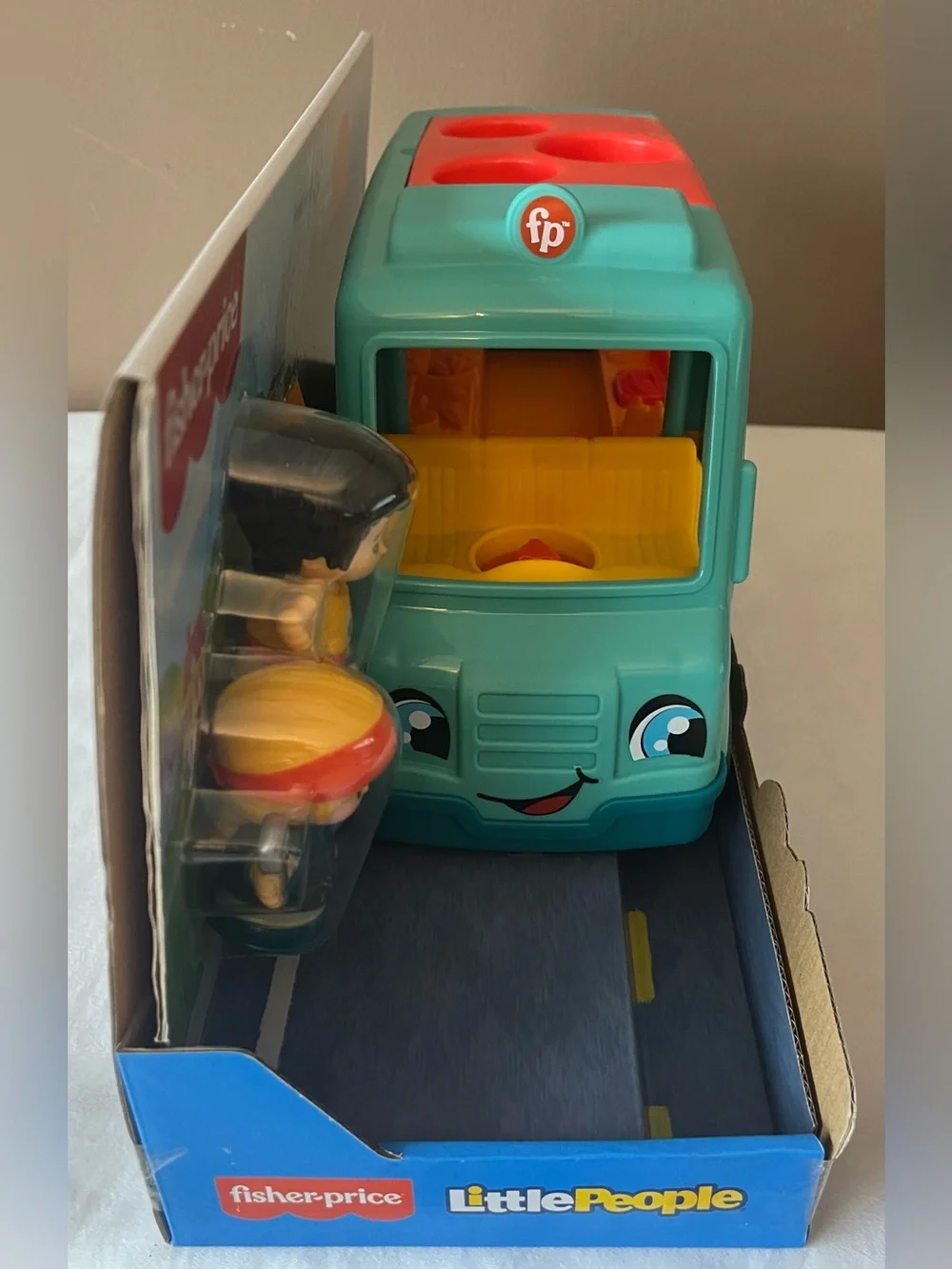 Fisher-Price Little People Serve It Up Food Truck - Teal, Red & Yellow